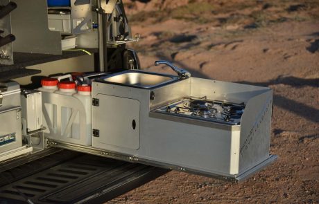 Auszug mit Waschbecken & Kochfeld für VW Amarok