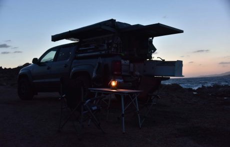 VW Amarok auf Reisen mit Cabtop von pick-up-and-go