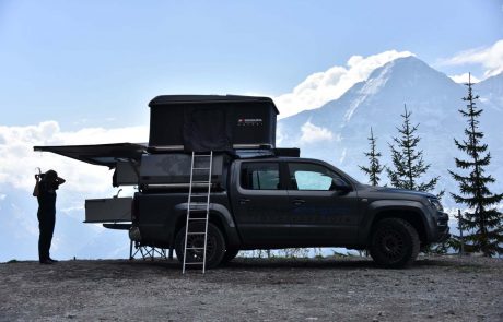 Reisen mit dem Cabtop von pick-up-and-go